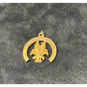 Gold Filled Stewardess Corps American Airlines Retro Charm/Pendant
